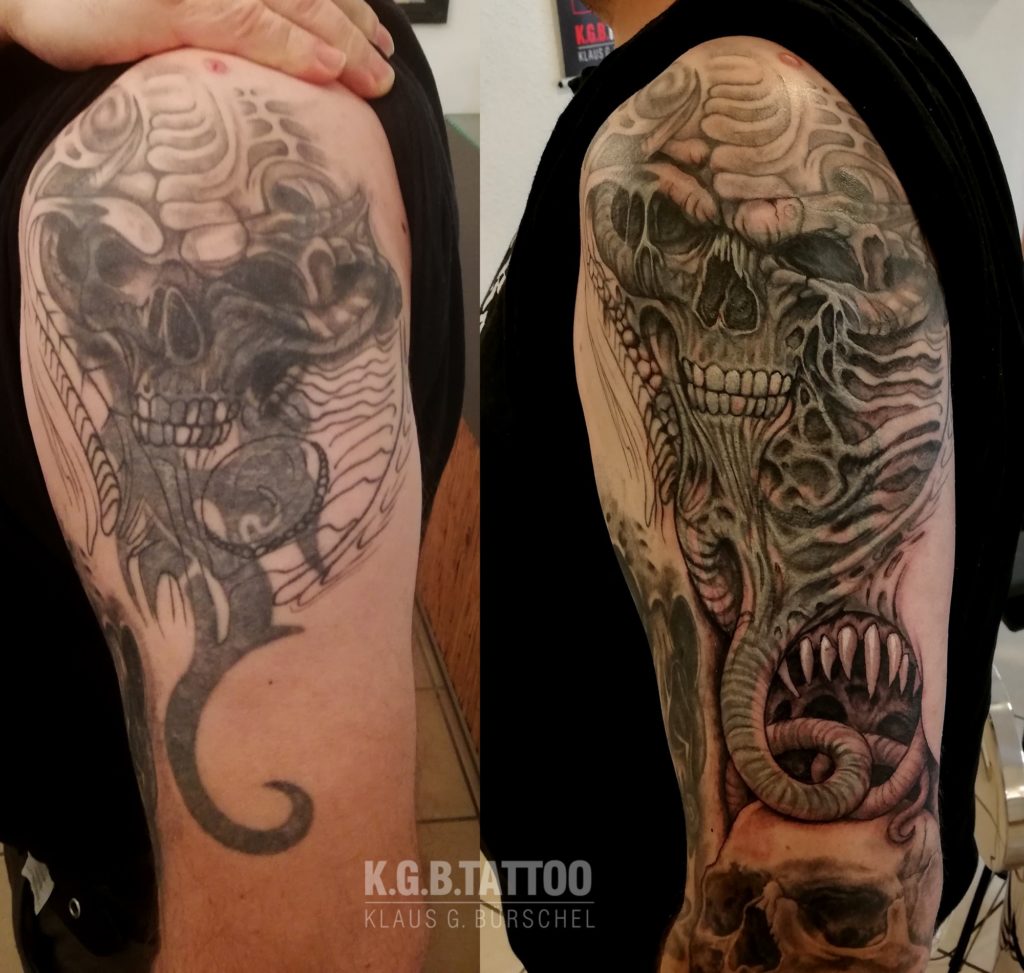 Touch up in progress.
