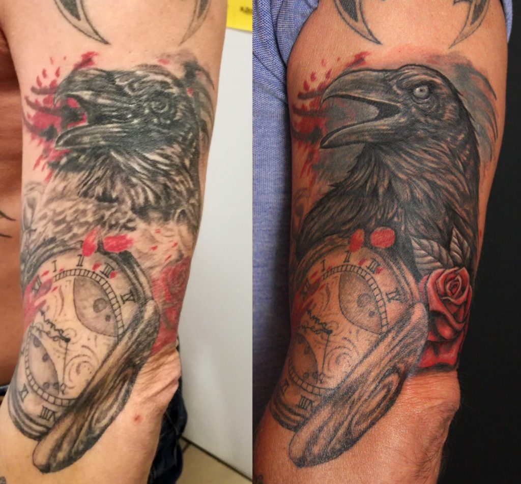 Cover-cover up … in progress.
