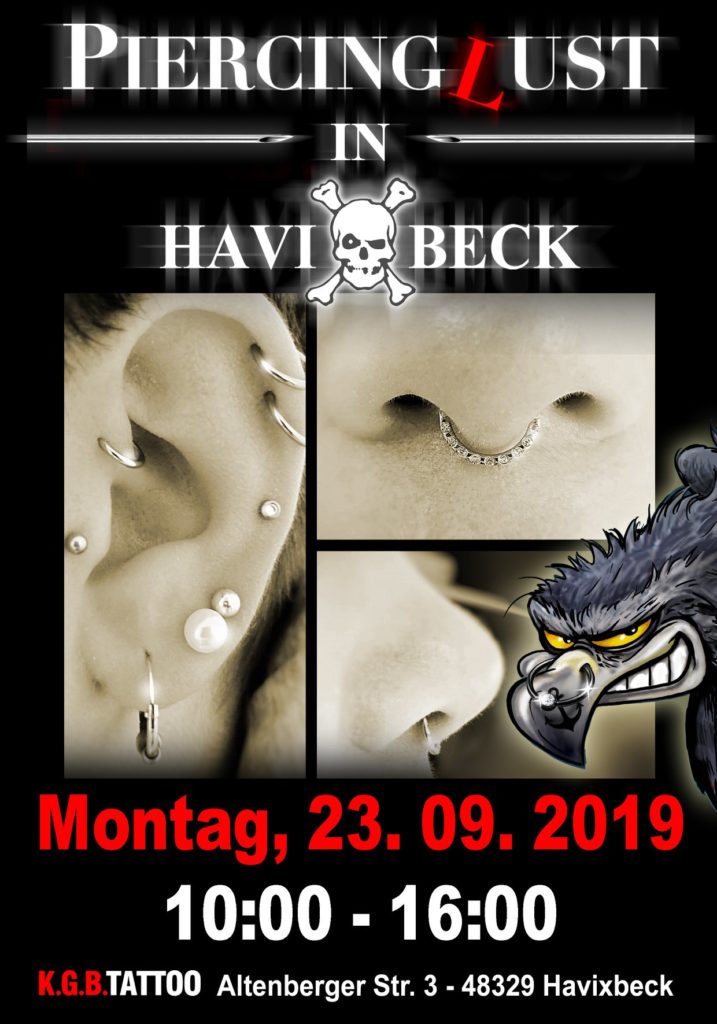 Montag wird Sanny wieder da sein; wie immer mit spitzer Nadel, kompetenter Berat...