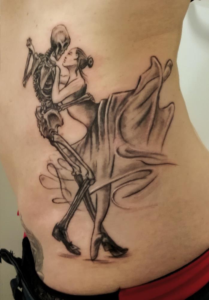 The dance with the death ... in progress.
