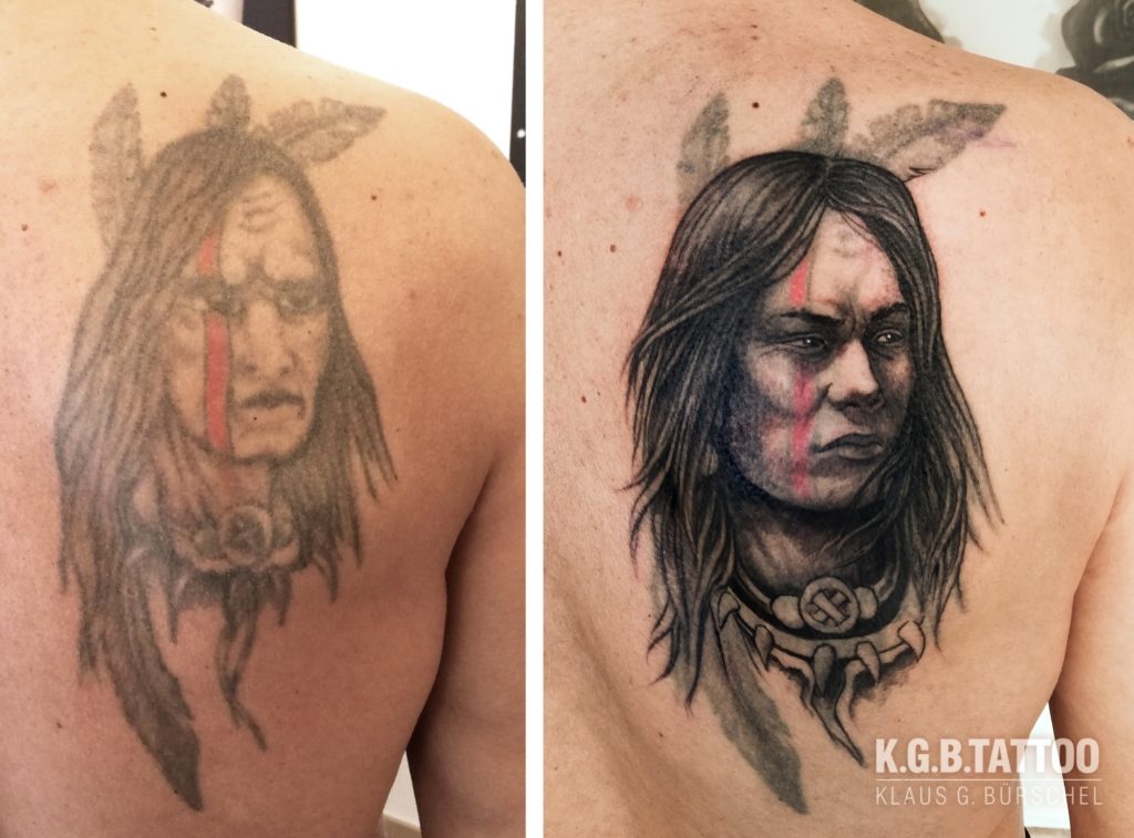 Touch up in progress.
